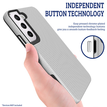 Samsung Galaxy S22 Plus Compatible Case Cover With Shockproof Rugged - Sliver